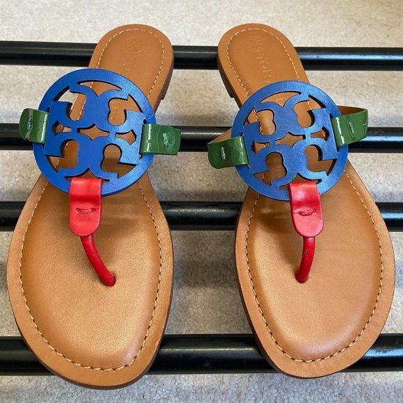 TORY BURCH Women 75284 Miller Leather Sandals - NEW NWOB - Picture 1 of 7